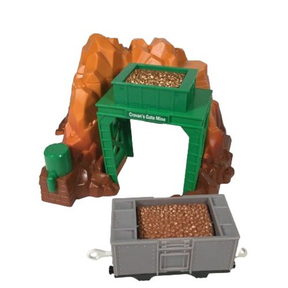Thomas & Friends Trackmaster Crovan's Gate Mine w/ Car Mattel Tank Engine Train - Picture 1 of 16